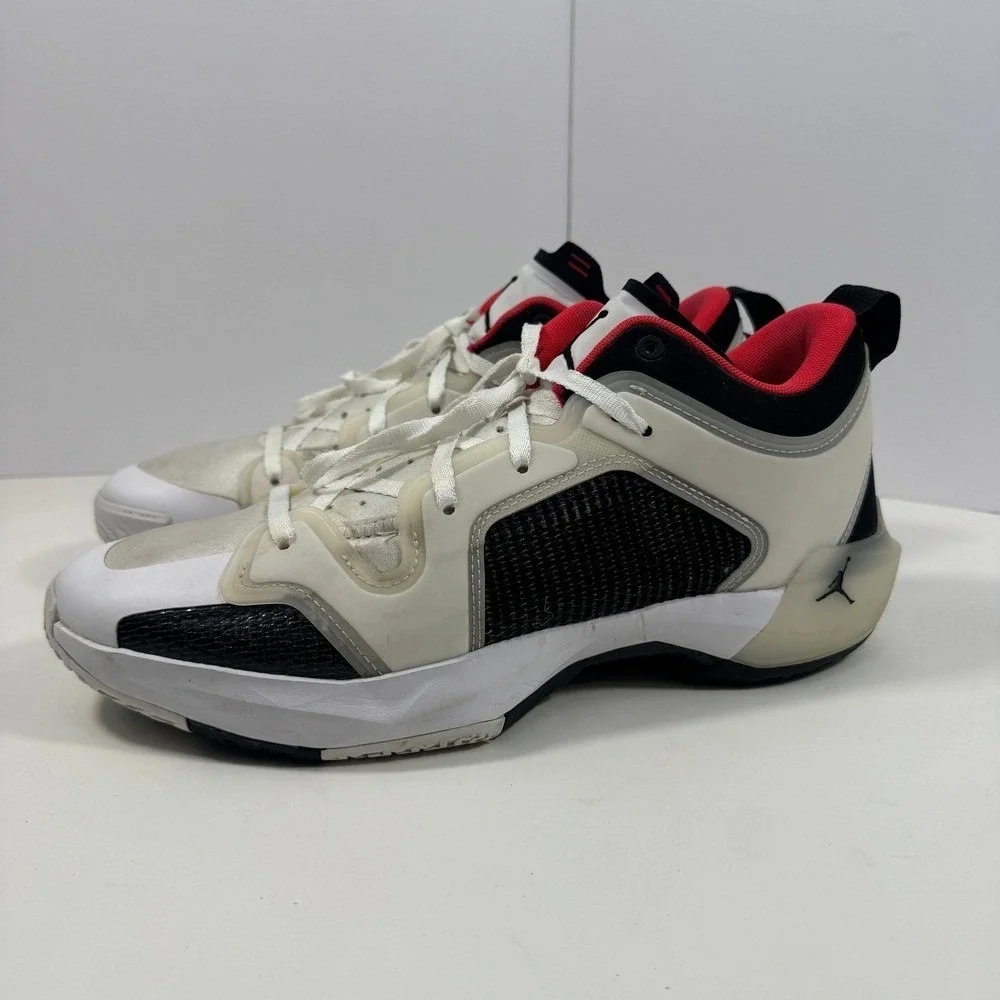 Jordan One Take 4 Men Basketball‎ Shoes White Black Red Size 12